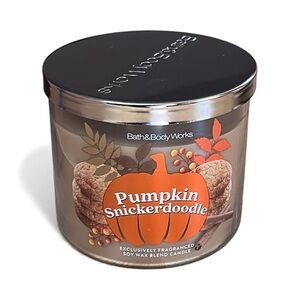Bath & Body Works Pumpkin Snickerdoodle 3- Wick Candle